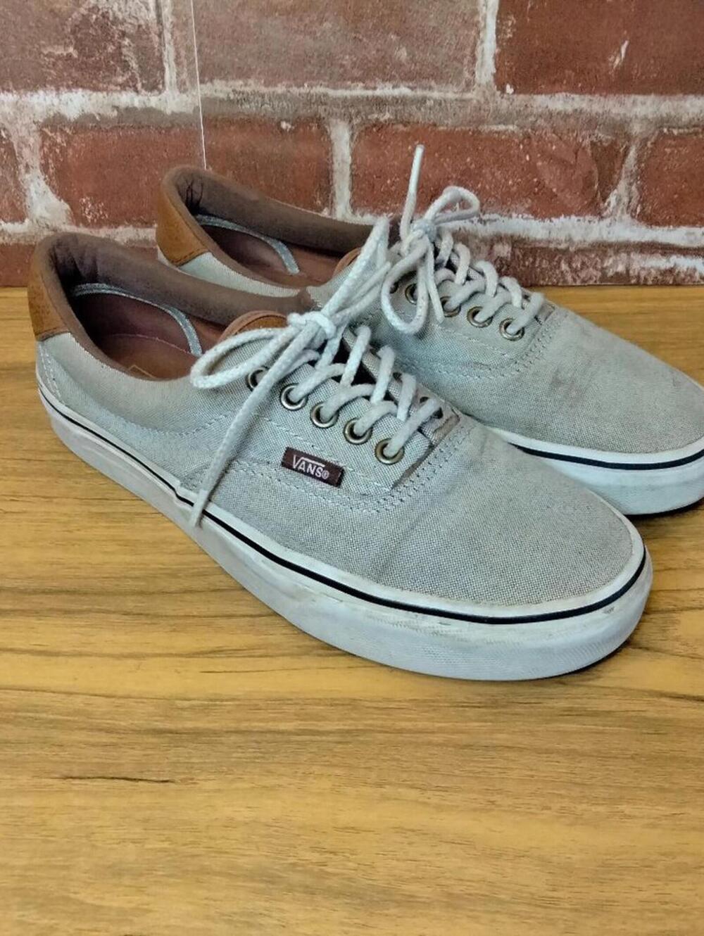Vans Shoes Mens Size 7 Era 59 Low Top Lace Up Sneakers Oxford and Leather